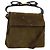 Borsa a Spalla Salvatore Ferragamo Vala in Pelle Scamosciata 2 in 1 Verde Oro Auth BA9381