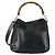 Borsa a mano in pelle Gucci Bamboo 2way Nera Oro 001 1638 2615 Auth 156944 Nero D'oro - vista 13