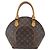 Louis Vuitton Ellipse Monogram Canvas PM Castaño - vista 2