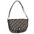 Bolso de Hombro de Lona Trotter Christian Dior Azul Marino Dorado Auth 152835