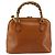Borsa a mano in pelle GUCCI Bamboo 2way Marrone Oro 000 1274 0290 Auth 153886 - vista 2