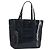 Prada Vintage Tote Tessuto mit Leder Mittel Schwarz