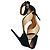 Sandali Givenchy Nappa Neri e Taupe in Pelle con Tacco a Spillo Nero