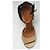 Sandali Givenchy Nappa Neri e Taupe in Pelle con Tacco a Spillo Nero - vista 5
