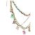 Cintura collana multicolore con lettere e catene 17P di Chanel - vista 9