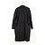 Sandro Trench in cotone nero - vista 3
