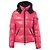 Giacca rosa lucida da donna Moncler