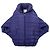 Moncler Oversized Daunenjacke mit Kimonoärmeln Blau