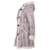 Abrigo largo de shearling para mujer de Prada con capucha Beige - vista 2