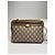 Clutch in pelle monogramma Gucci vintage grigio marrone - vista 11
