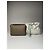 Clutch in pelle monogramma Gucci vintage grigio marrone - vista 2