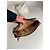 Clutch in pelle monogramma Gucci vintage grigio marrone - vista 3