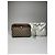 Clutch in pelle monogramma Gucci vintage grigio marrone - vista 6