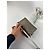 Clutch in pelle monogramma Gucci vintage grigio marrone - vista 8