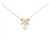 Autre Marque Collana in perle d'acqua dolce in oro rosa K14 con diamanti