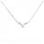 Autre Marque Collana di diamanti Pt900 Pt850 Argento