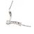 Autre Marque Collana di diamanti Pt900 Pt850 Argento - vista 4