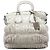 Borsa Prada in Nappa Grigia Gaufre Ombre Marrone Grigio