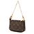 Mini Pochette Accessoires Monogram Marrone Louis Vuitton - vista 2