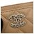 Portacarte Chanel in beige con strass e pelle di vitello grana - vista 9