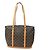 Borsa Babylone in Tela Monogram Louis Vuitton Marrone