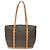 Borsa Babylone in Tela Monogram Louis Vuitton Marrone - vista 2