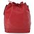 Noe Bolso Noé Louis Vuitton de cuero Epi grande Roja