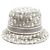 Christian Dior Cappello bucket in cotone Dior Trotter Oblique Bianco - vista 2