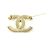 Chanel COCO Mark Brosche Golden Metallisch - Ansicht 4