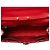 Valentino Garavani Cartera Valentino de cuero Nappa Rockstud Spike con cadena Roja - vista 6