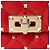 Valentino Garavani Cartera Valentino de cuero Nappa Rockstud Spike con cadena Roja - vista 8