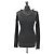 Coperni Schwarze Langarmbluse mit Cut Out Details
