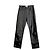 Jeans de mezcla de cuero con cintura ajustada de los 90 Agolde Negro - vista 2