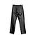 Jeans de mezcla de cuero con cintura ajustada de los 90 Agolde Negro - vista 4