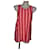 Top Acne in cotone e lyocell rosa Multicolore