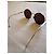 Courreges Vintage Runde Sonnenbrille Courrèges Braun - Ansicht 3
