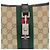 Gucci GG Canvas Jackie Shelley Schultertasche Braun Schwarz Beige - Ansicht 4