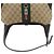 Gucci GG Canvas Jackie Shelley Schultertasche Braun Schwarz Beige - Ansicht 5