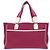 Gucci Canvas Tote Tasche Weiß Bordeaux - Ansicht 2