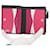 Billetera bi-fold Saffiano de Prada Negro Rosa - vista 4