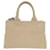 Borsa Mini Tote Canapa Prada Beige  - vista 2