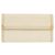 Cartera Larga Louis Vuitton en Cuero Blanco