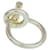 Hermès Hermes Echappé Silver 925 Band Ring Size 54 Silvery Golden  - view 3