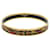 Hermès Hermes Black and Gold Enamel PM Bangle Golden  - view 1