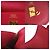 Borsa Clutch Hermès Banana Kelly Couchbel Rosso Vivo - vista 8