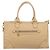 Sac à main convertible à zip avant Prada en cuir Cervo moyen Beige - vista 2