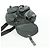 PRADA Backpack Nylon Gray Silver Auth gh1618 Brown Silvery - view 24