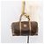 Céline Borsa Boston in tela Macadam CELINE in pelle PVC marrone oro Auth 160040 D'oro - vista 21