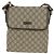 Gucci Borsa a Spalla GG Supreme PVC Beige Oro 223666 Auth 162948 D'oro - vista 2
