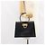 Borsa a mano Gancini in pelle nera e oro Salvatore Ferragamo Auth hk3303 Nero D'oro - vista 23